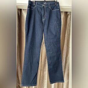 Lee dark wash straight leg jeans size 10